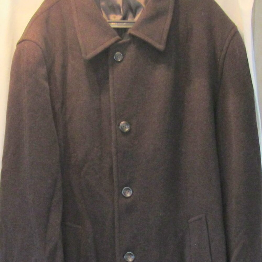 Vintage Jones New York Men's 42T Swanton Knee Length Winter Coat F382